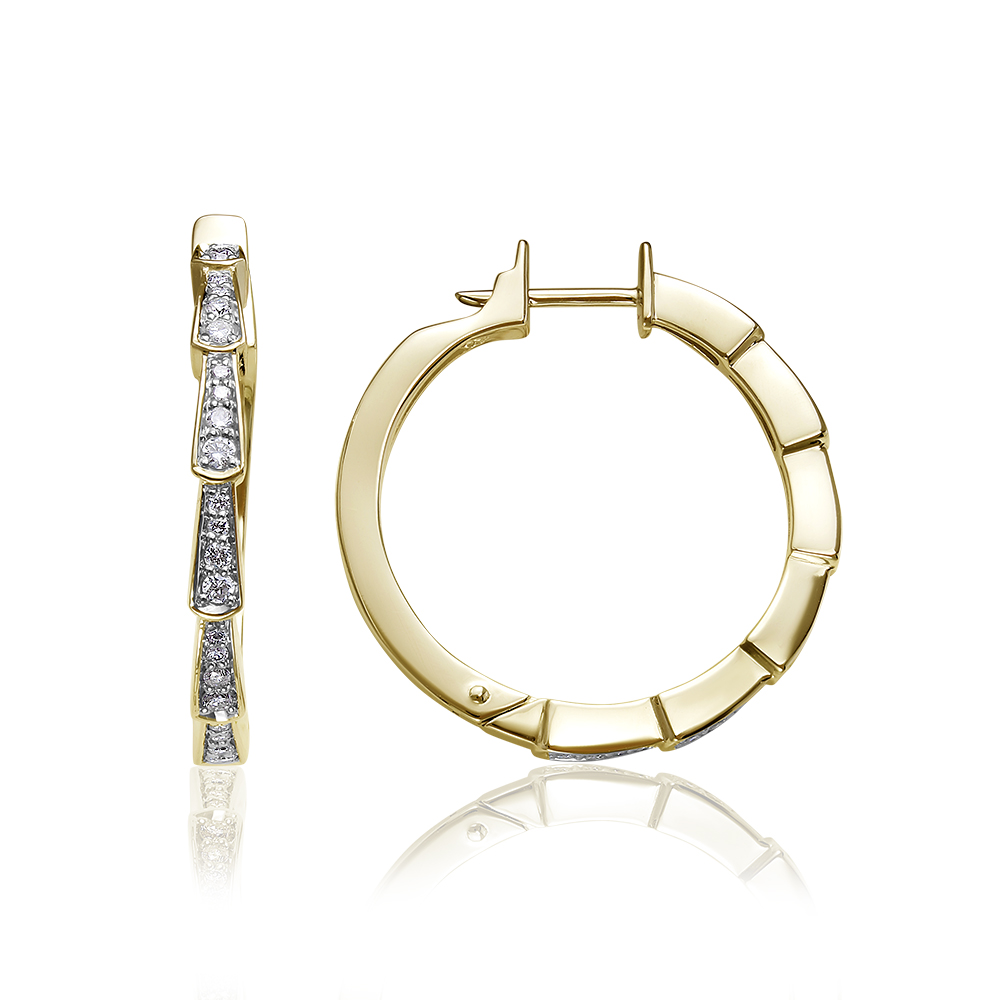 Серьги конго 20-11-1082-301 Серьги конго 20-11-1082-301